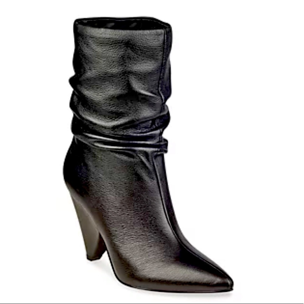 GUESS Nakitta Leather Slouch Booties